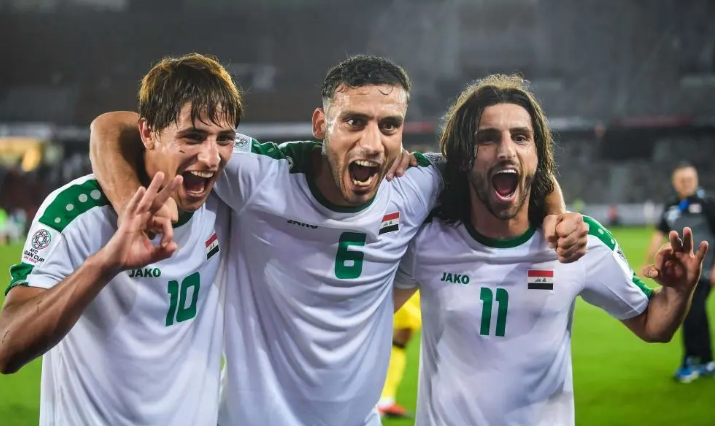 伊拉克球队在与北美洲对手的激动比拼中获胜